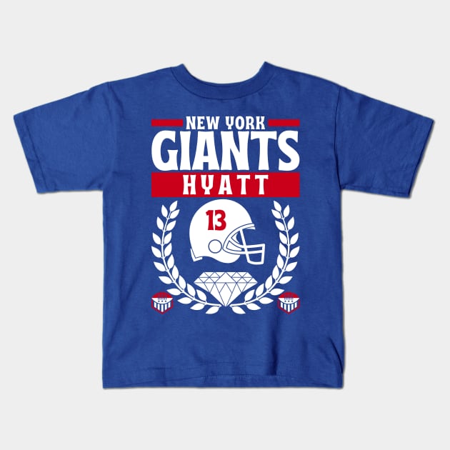 New York Giants Hyatt 13 Edition 2 Kids T-Shirt by Astronaut.co